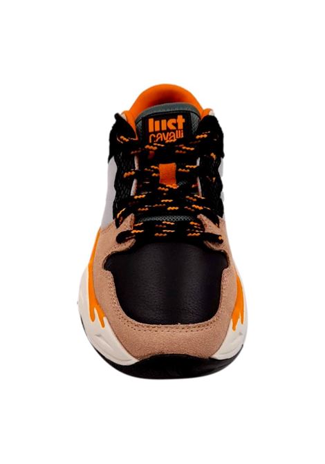 Just Cavalli python sneakers in leather and suede JUST CAVALLI | shoes | S13WS0101 P0659960